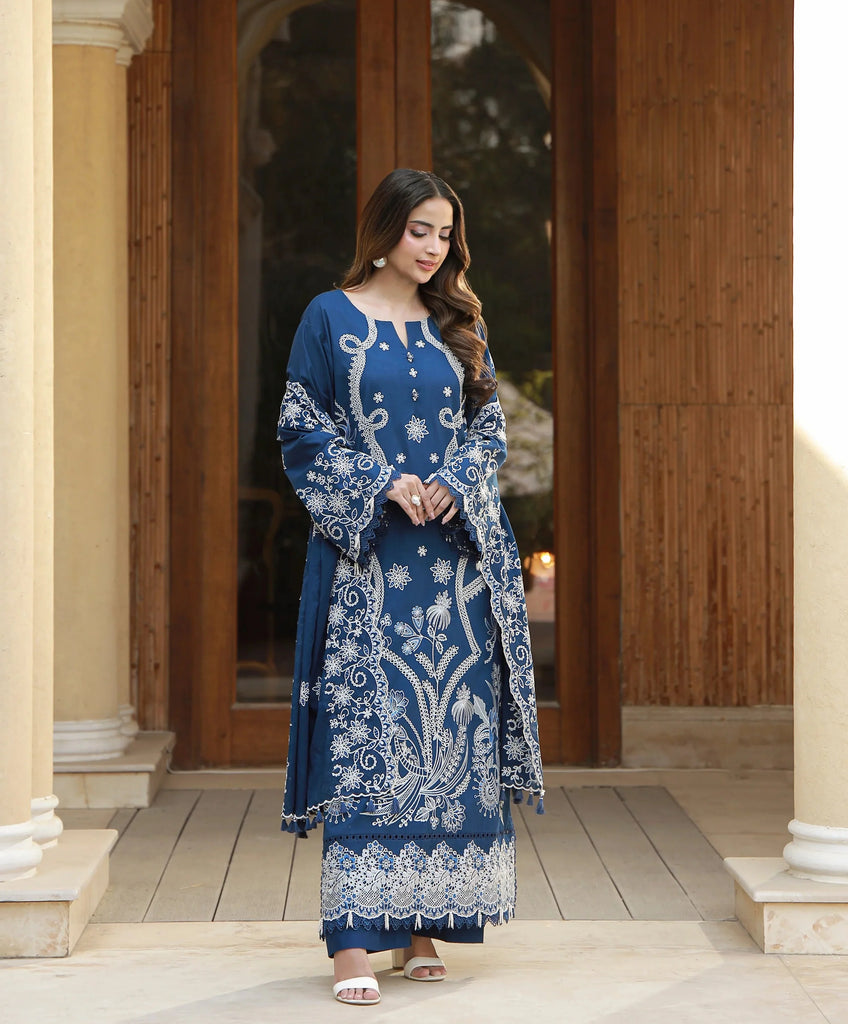 Lakhany Summer – Embroidered Chikankari LG-UB-0294