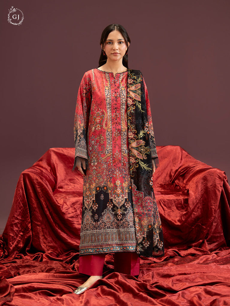 Gulljee Gul-e-Zar Lawn – GZ11