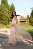 Saadia Asad Luxury Eid Schiffli Laserkari Lawn – D7 - A - Florine