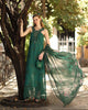 Saadia Asad Noor Eid Luxe Printskhaas Lawn – D2 - B - Sage Green