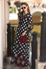 Saadia Asad Noor Eid Luxe Printskhaas Lawn – D4 - A - Black Polka