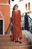 Saadia Asad Noor Eid Luxe Printskhaas Lawn – D7 - A -Tangerine Royal