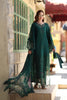 Saadia Asad Noor Luxe Chikankari Lawn – D6 - B - Emerald Green