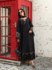 Saadia Asad Noor Luxe Chikankari Lawn – D1 - B - Midnight Black