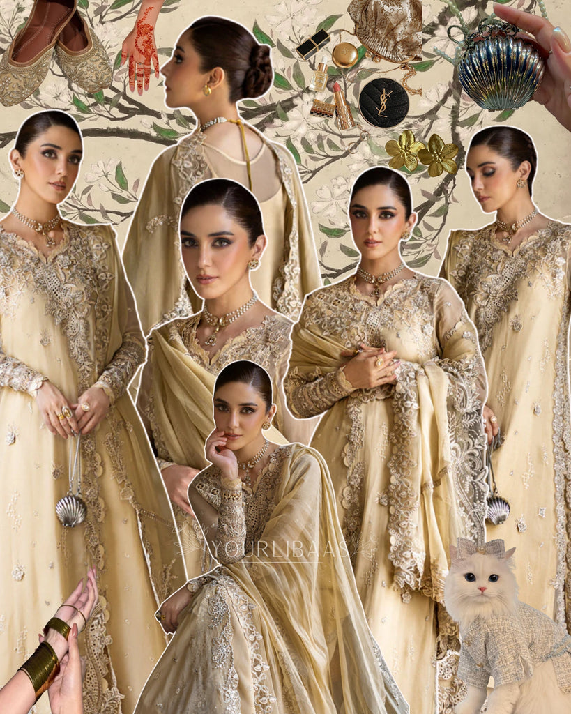 Qalamkar Chiffons Luxury Formals – WC-07 HEELA