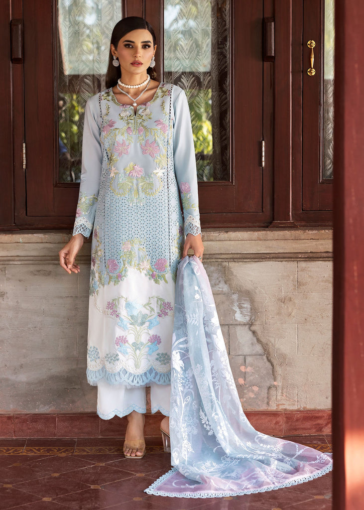 Saira Shakira Bloom Luxury Lawn – LOTUS REVERIE 4-B