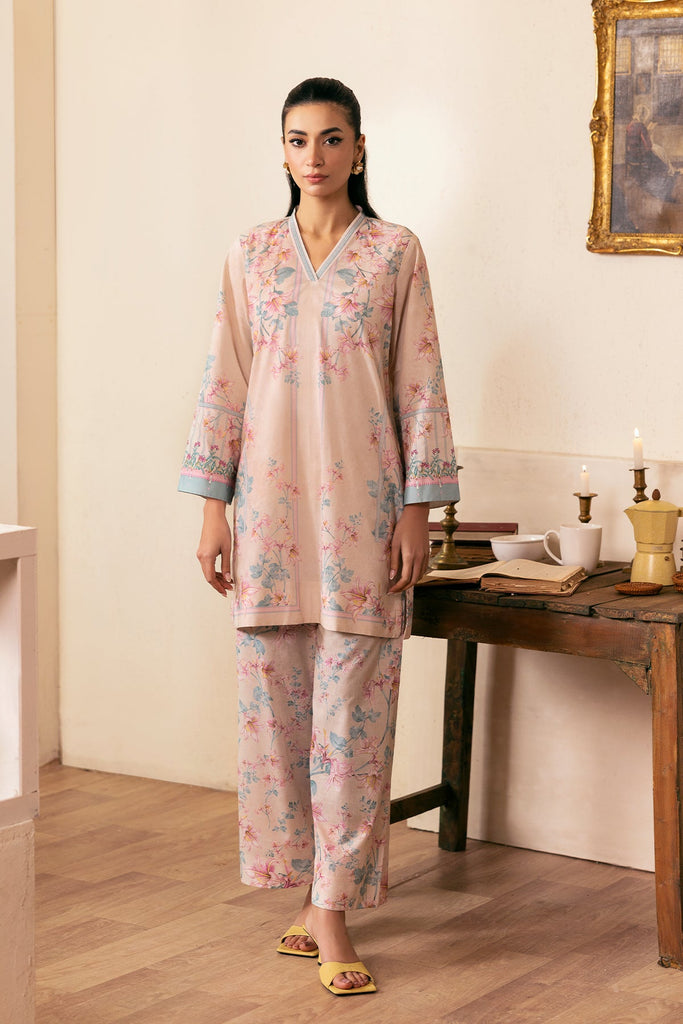 Sahar Selene Lawn – Ivory Blossom