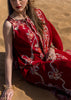 Crimson Flow Luxury Lawn  – Twirls And Ties - D8 B