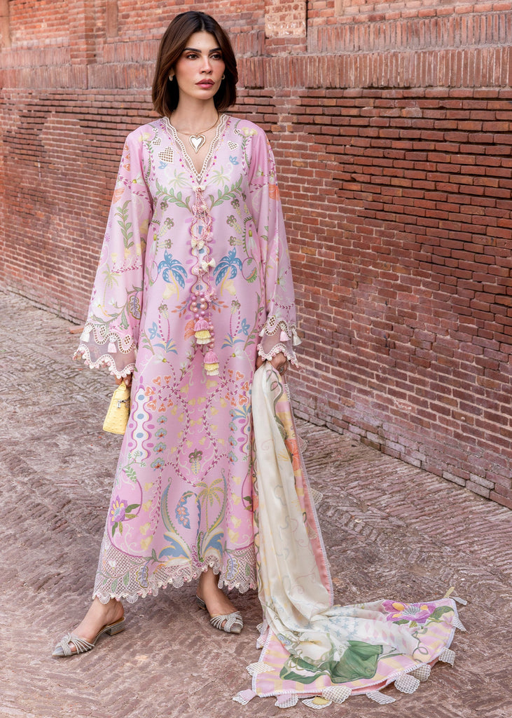 Crimson Flow Luxury Lawn – OUT OF MANY HEARTS - D6A