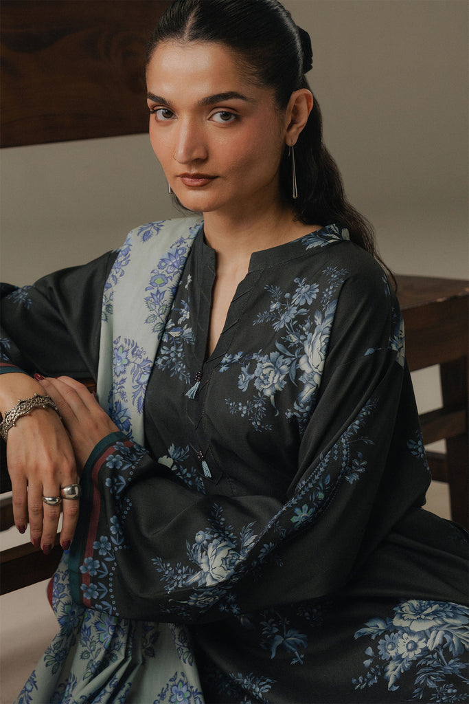 Zara Shahjahan Coco Prints Winter Edit V – Hushed Ember-6B