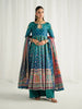 Gulaal Aira Printed Silk Formals – Azure