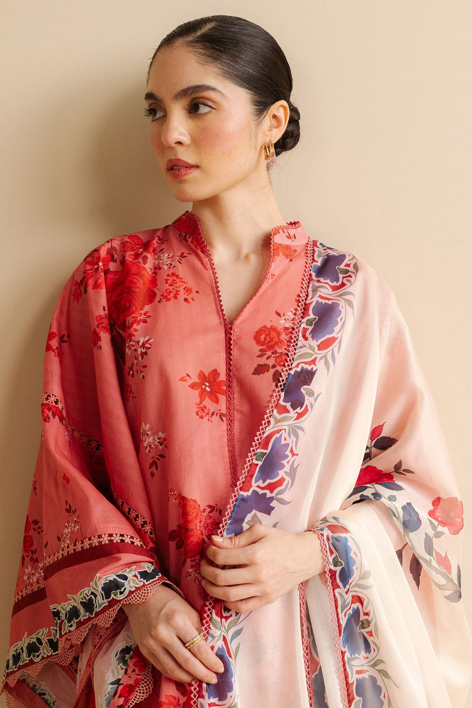 Zara Shahjahan Coco Prints Lawn Drop II – Leya-1A