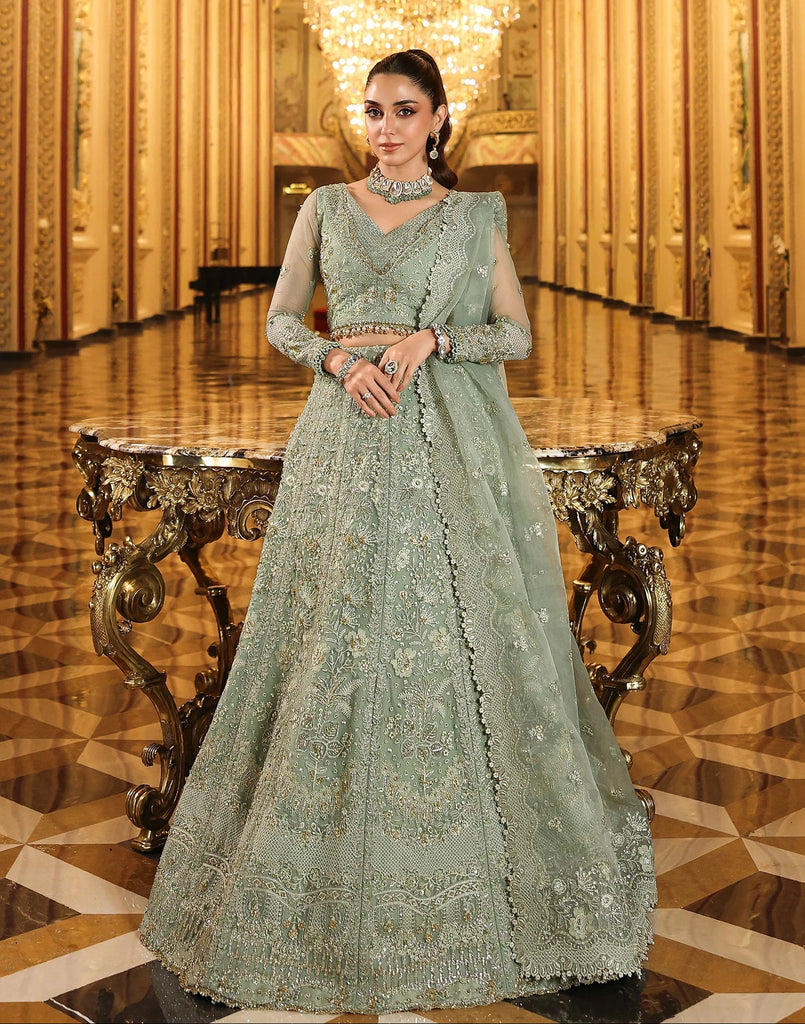 Elaf Stardom Luxury Handwork Wedding Formals – ESH-03 LIME LIGHT