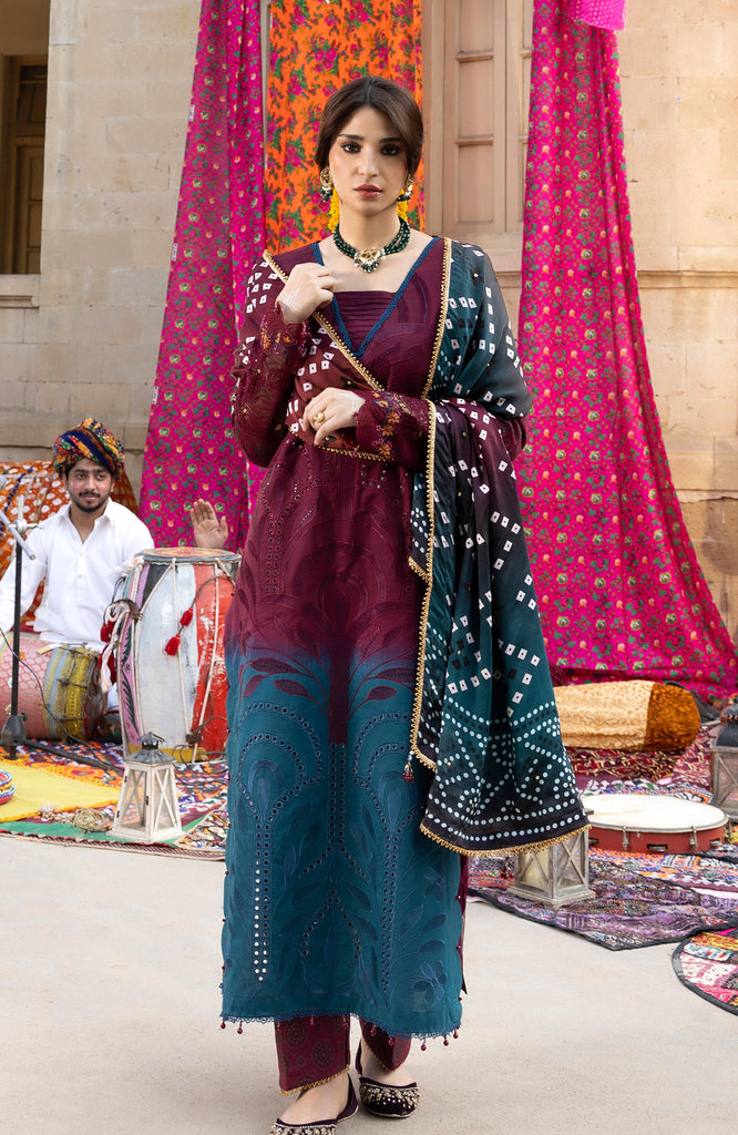 Al Zohaib Bandhani Lawn - The Tales of Jaipur  – BTJ-26-03