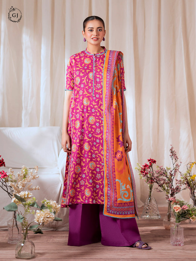 Gulljee Rang Zaib Summer Lawn – GJRGZ2501A11