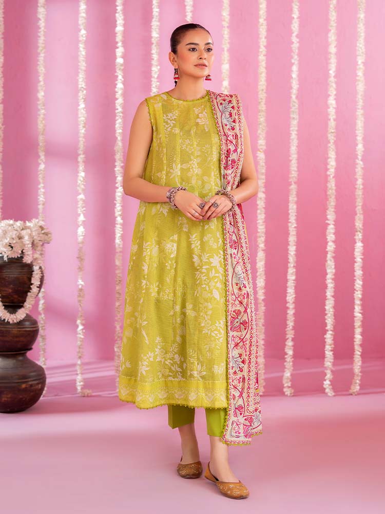 Binaas Gulab Rang Lawn  – D-5