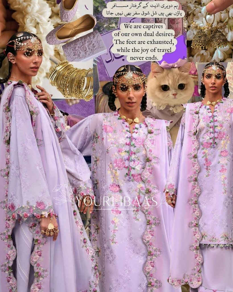 Zaha Festive Luxury Lawn – NILOFER (ZF-25-04)