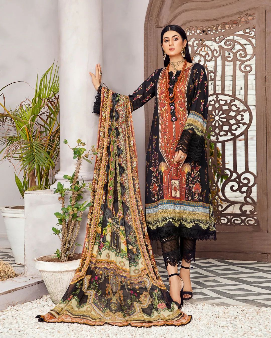 Lala Collection Lala Mashaal Lawn Collection – Solstice – YourLibaas