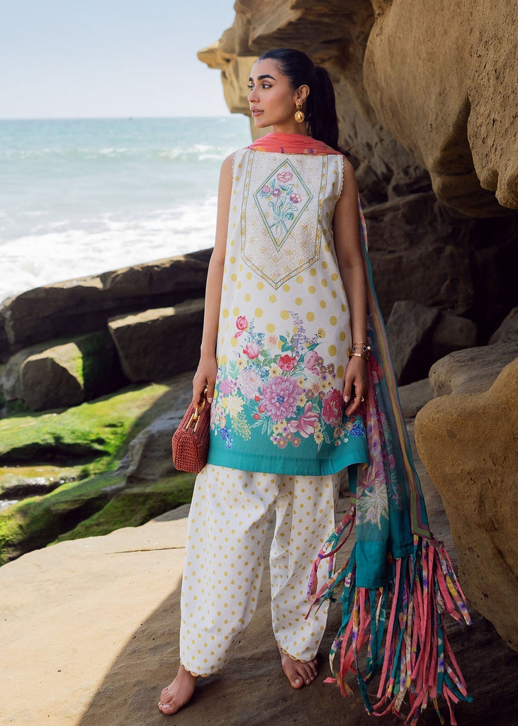 Sadaf Fawad Khan Siraa Everyday Lawn – Retro Polka