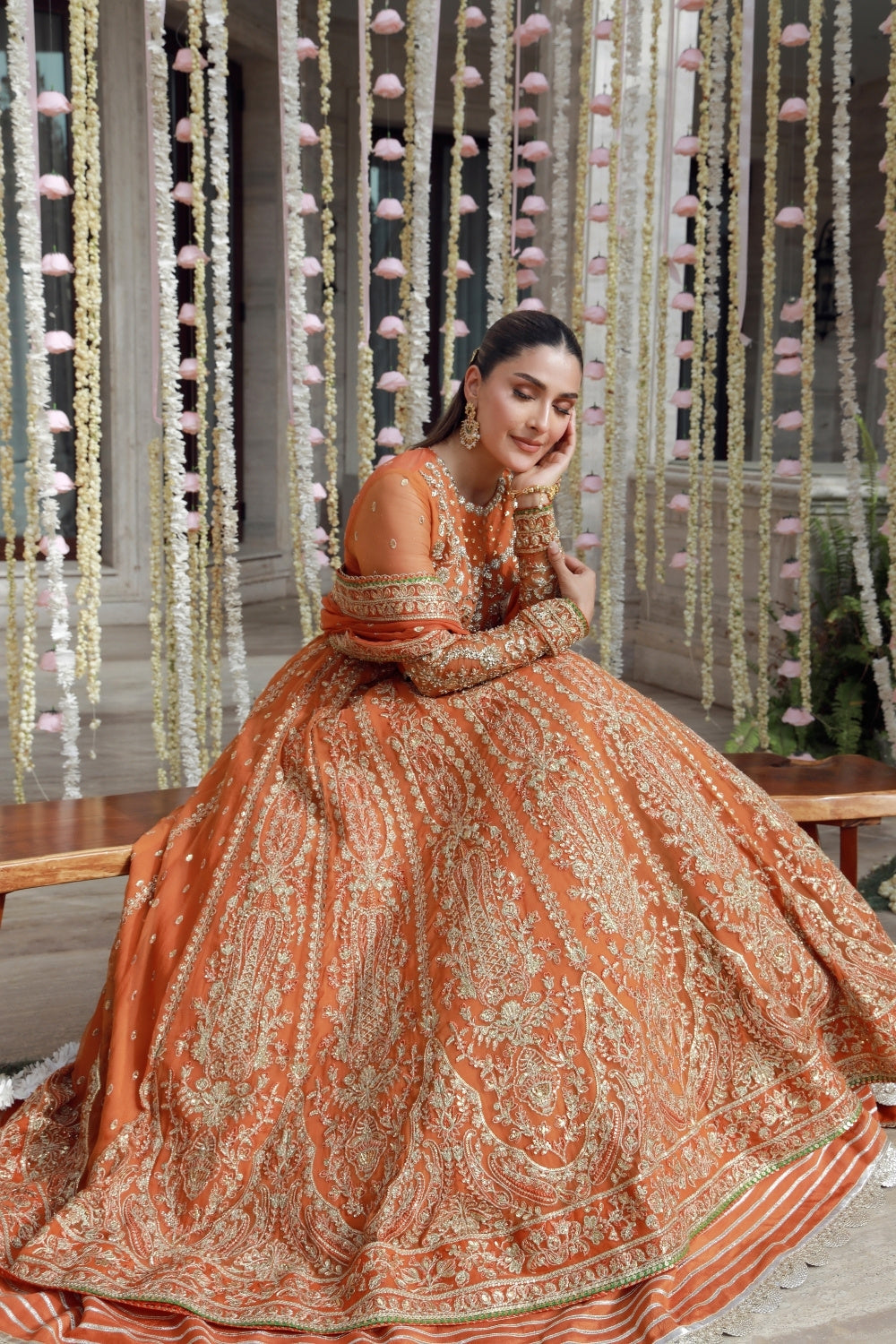 Anaya Orange Chiffon Formal Suit | Hand-Embellished Pakistani Dress for Weddings YourLibaas Anaya Orange Chiffon Formal Suit | Hand-Embellished Pakistani Dress for Weddings YourLibaas