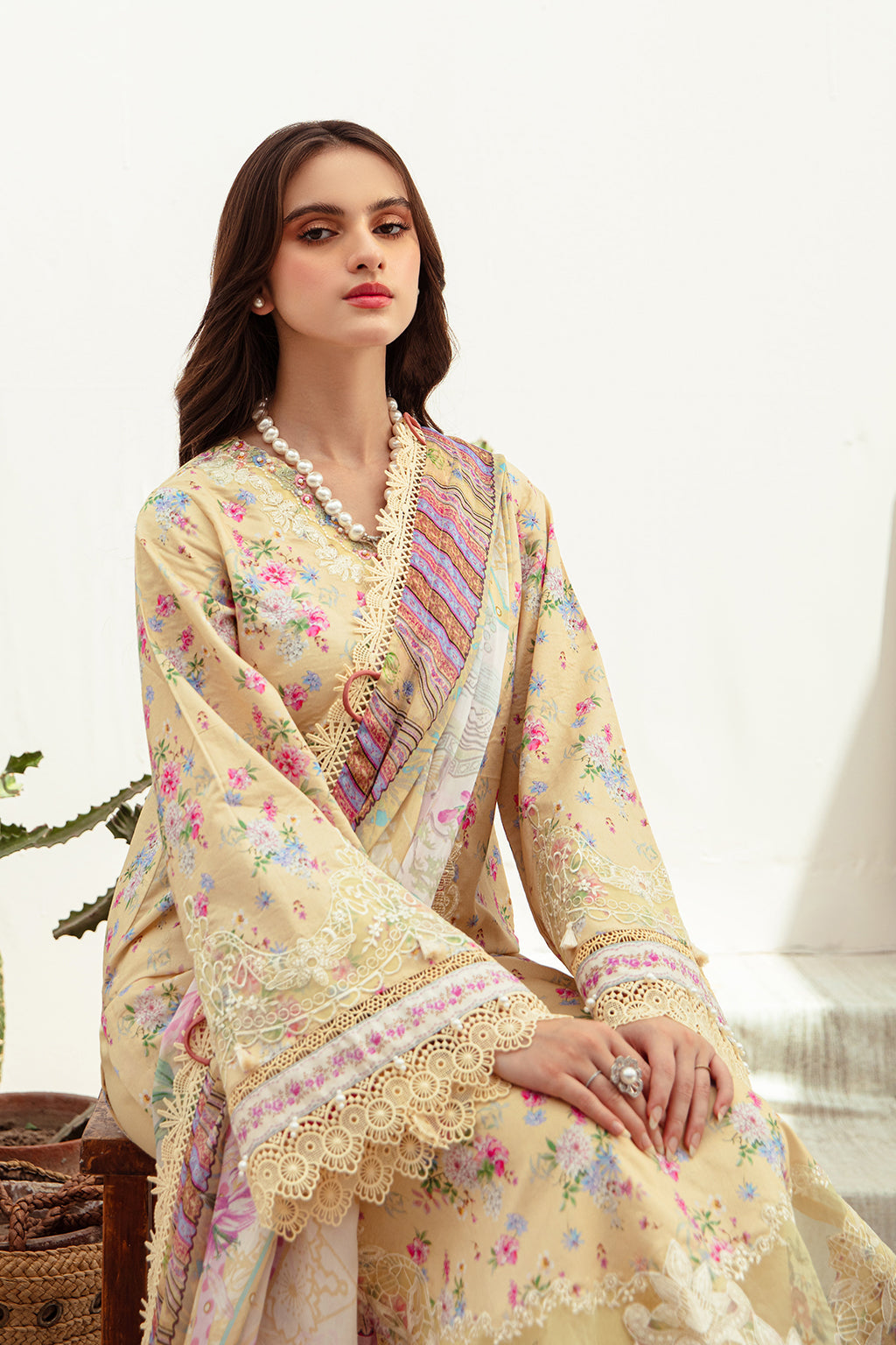 Alif Affordable Lawn by Abbas Jamil Rajpoot – Sunny Delight – YourLibaas