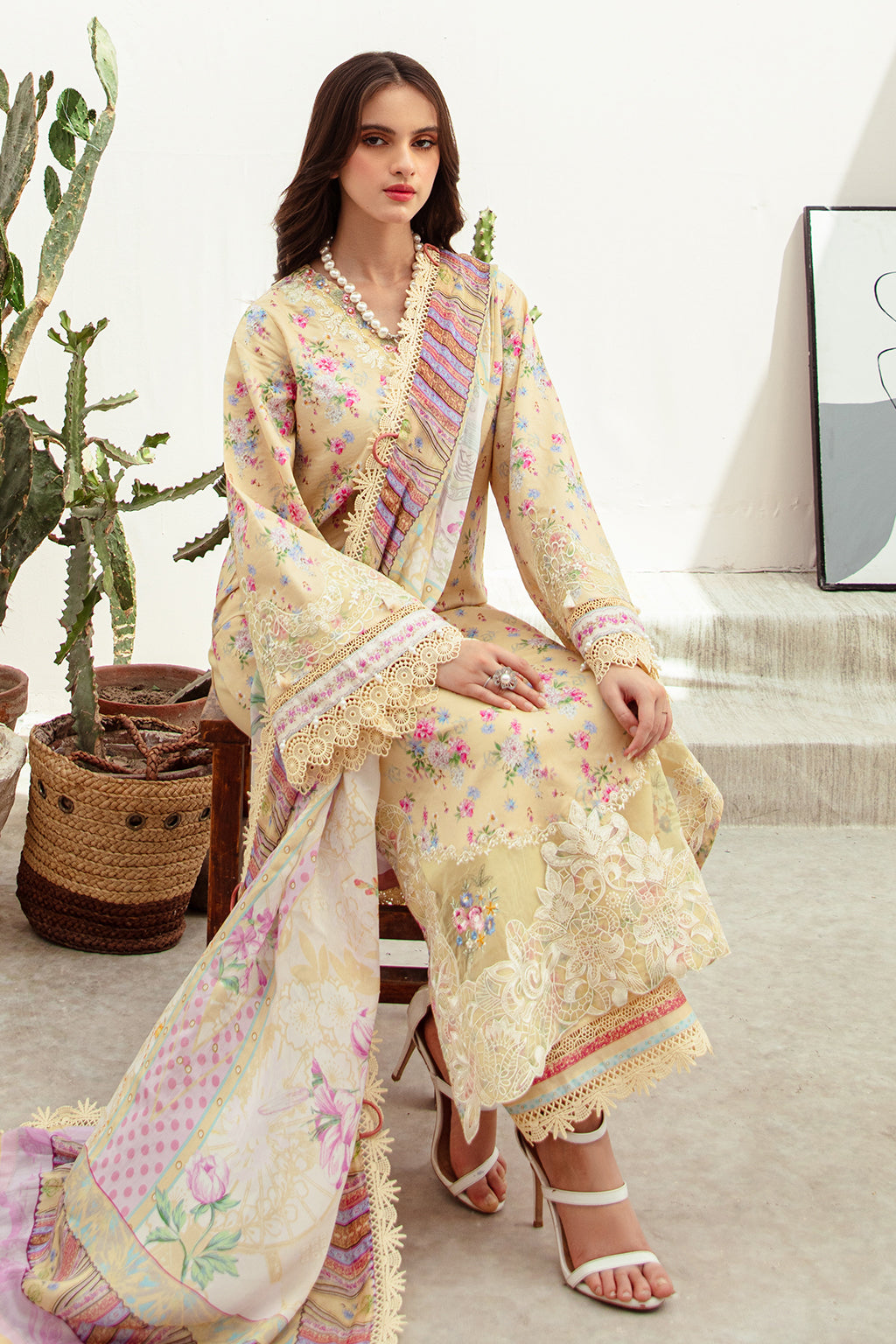Alif Affordable Lawn by Abbas Jamil Rajpoot – Sunny Delight – YourLibaas