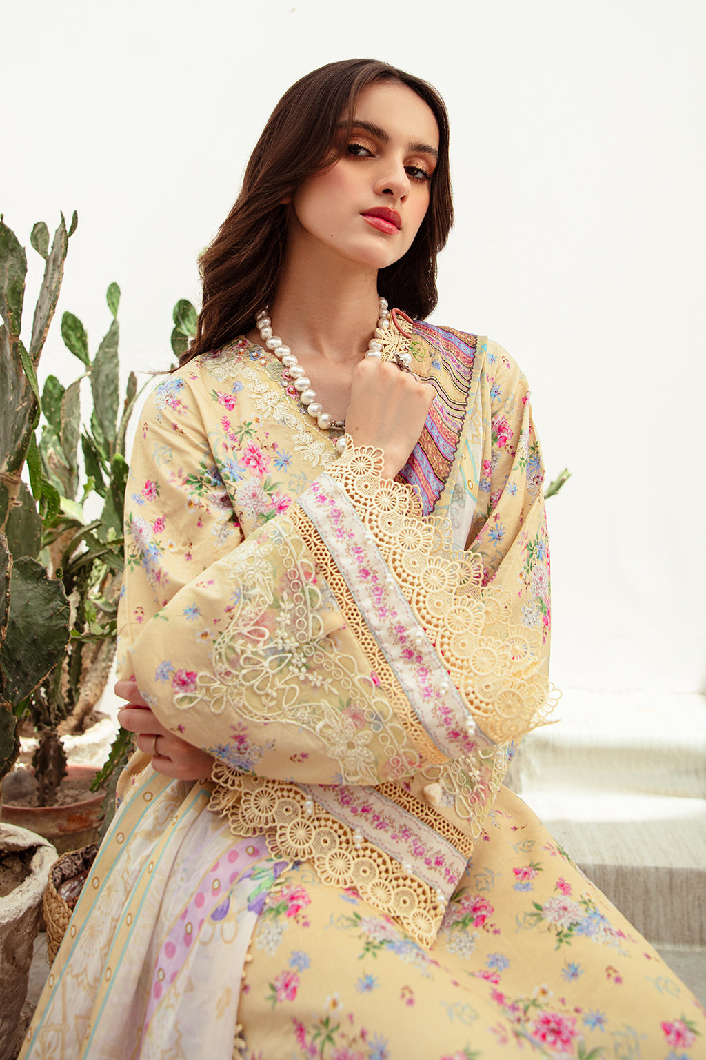 Alif Affordable Lawn by Abbas Jamil Rajpoot – Sunny Delight – YourLibaas