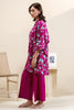 Cross Stitch Daily Wear – FUCHSIA GRACE-2 PC PRINTED KHADDAR SUIT