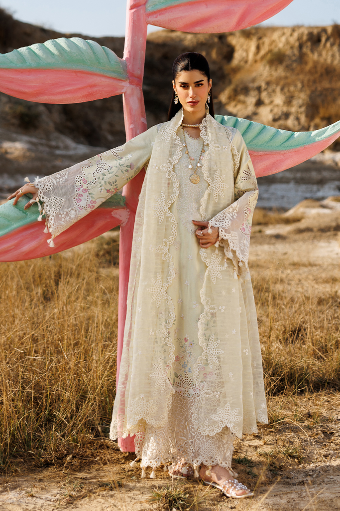 Emaan Adeel Sunlit Groove Luxury Lawn – BLOSSOM BEAT