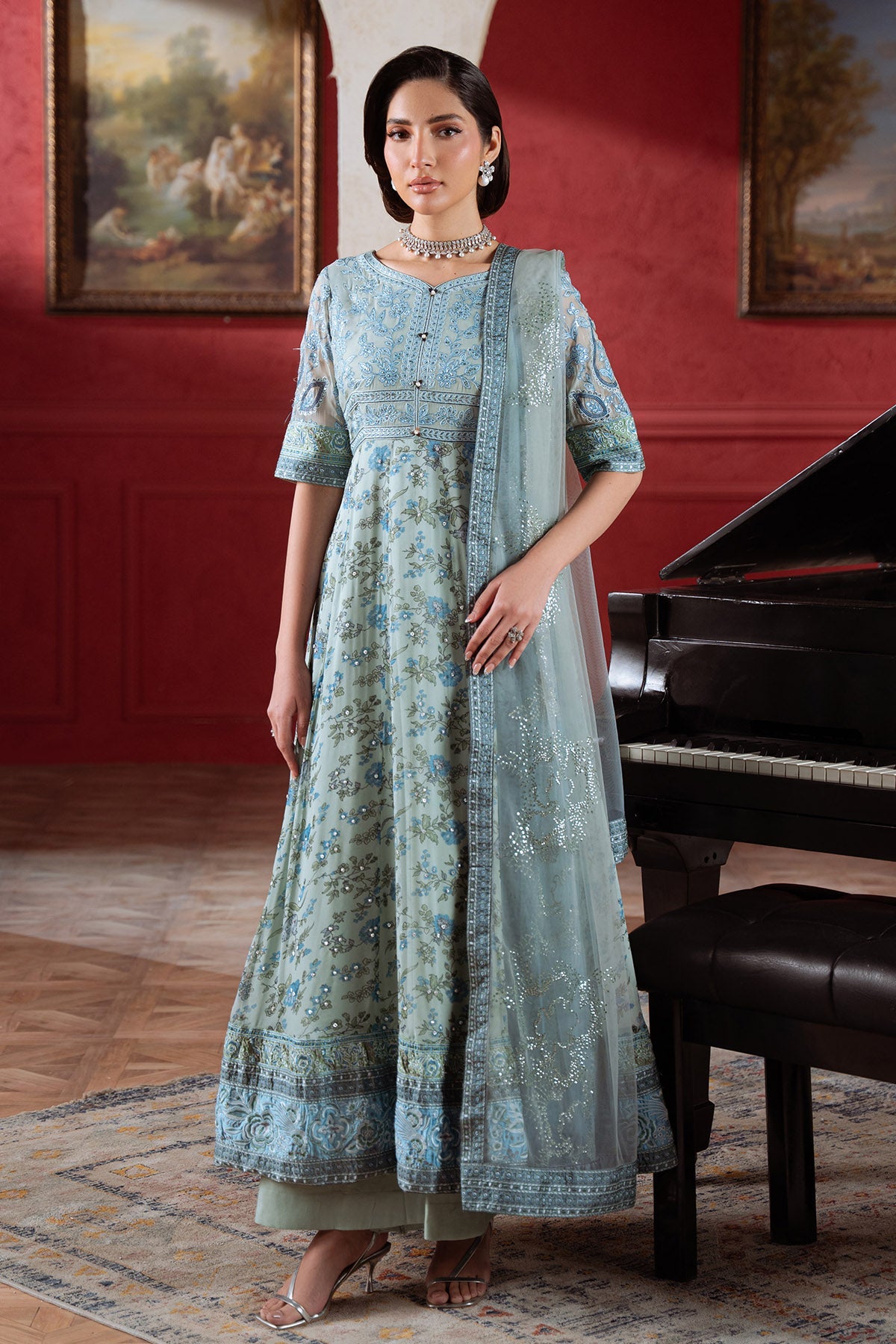 formal unstitched dress Unstitched Dress