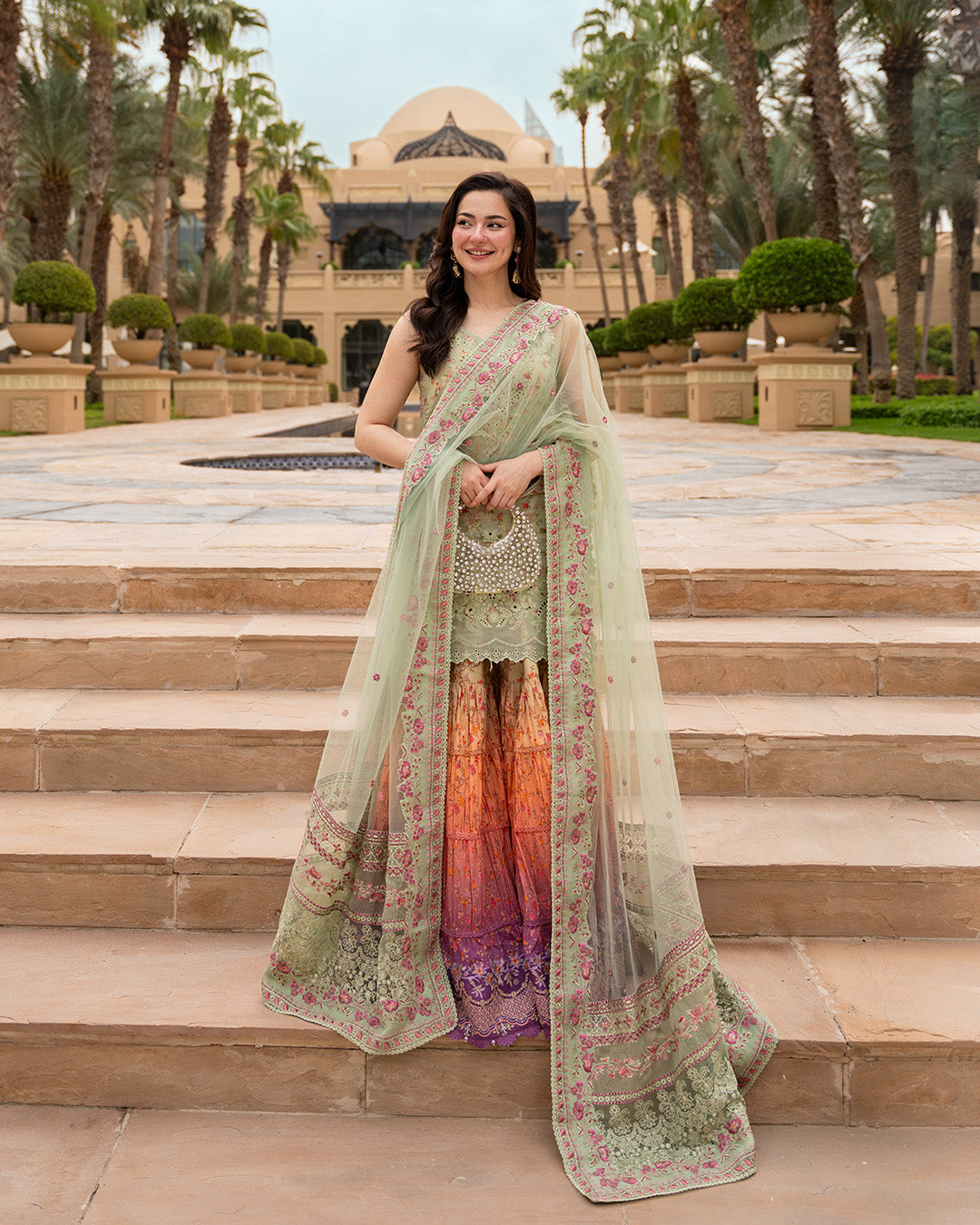 Faiza Saqlain Green Lawn Pakistani Suit | Hania Aamir Eid & Mehndi Wear | Eldira Summer Dress YourLibaas Faiza Saqlain Green Lawn Pakistani Suit | Hania Aamir Eid & Mehndi Wear | Eldira Summer Dress YourLibaas