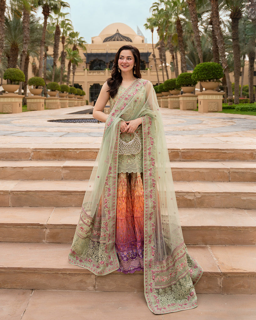 Faiza Saqlain Aya Eid Luxury Lawn – Eldira
