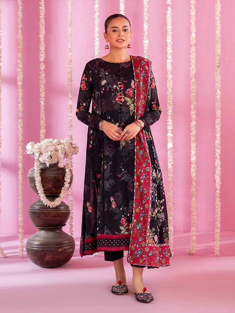 Binaas Gulab Rang Lawn  – D-6