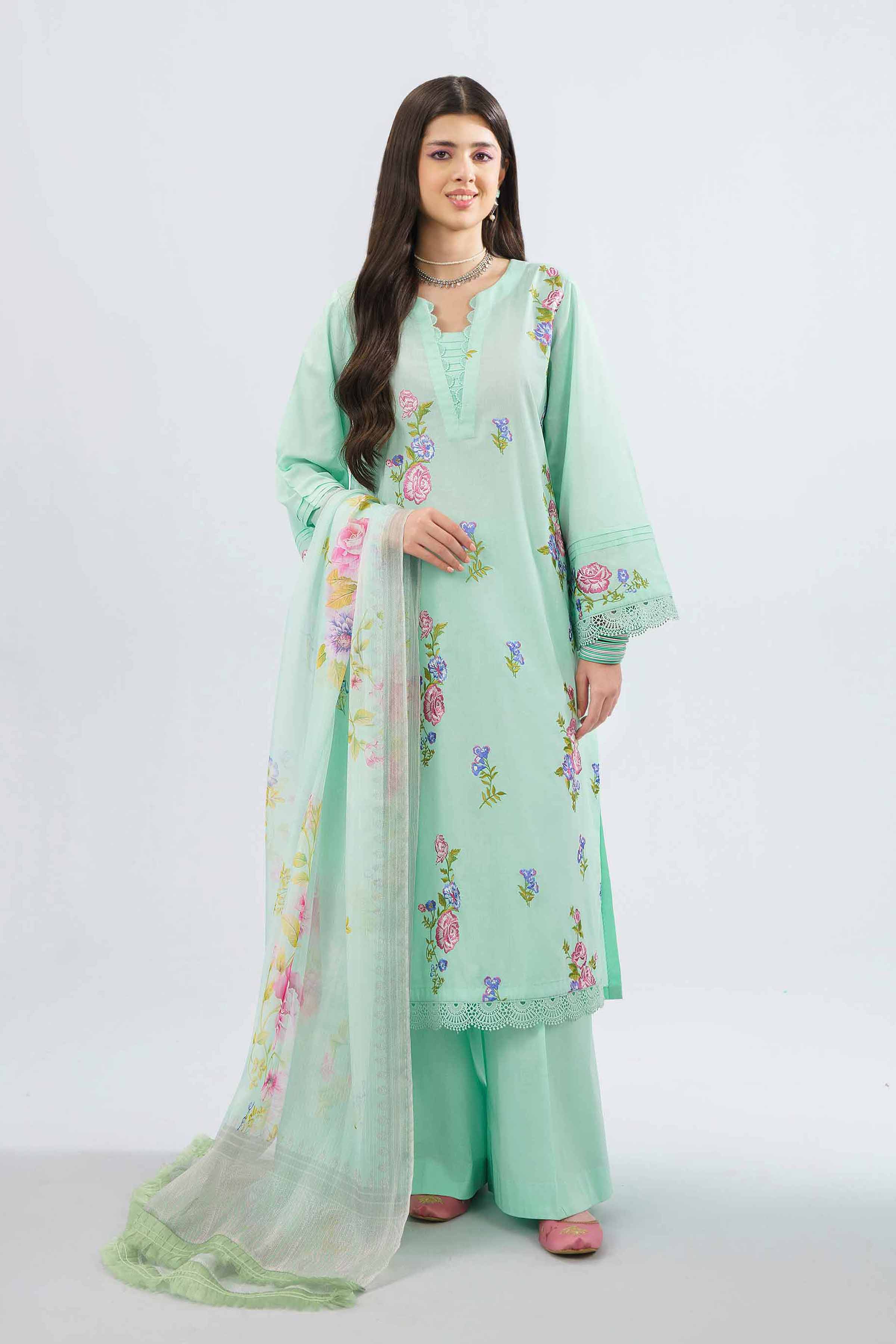 Nishat Linen Ice Blue Embroidered Pakistani Suit | Spring/Summer Collection YourLibaas Nishat Linen Ice Blue Embroidered Pakistani Suit | Spring/Summer Collection YourLibaas