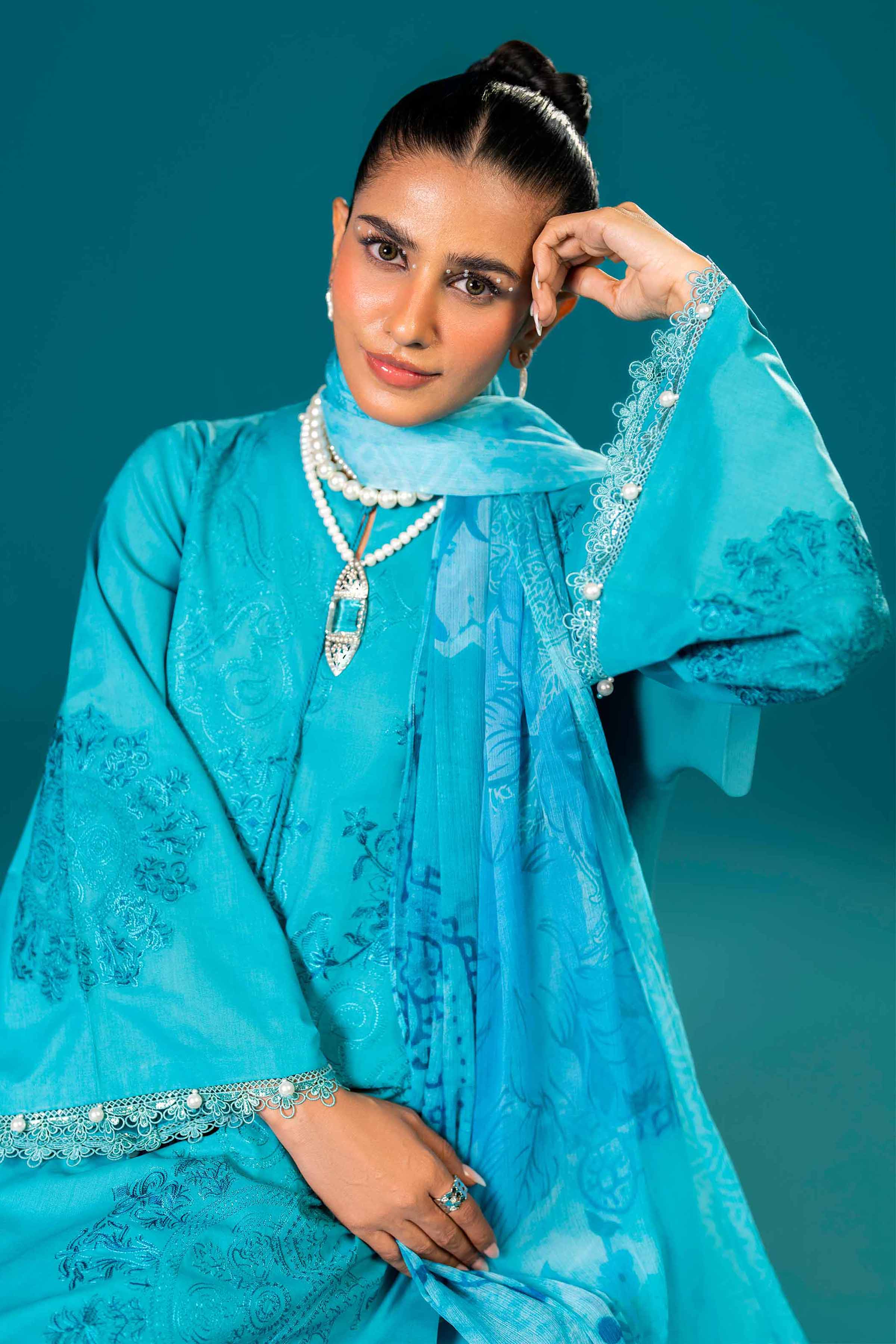 Nishat Linen Spring/Summer Lawn – 3 Piece - Embroidered Suit