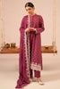 Cross Stitch Embroidered Mahiri Lawn – VIOLET QUARTZ