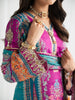 Gulaal Aira Printed Silk Formals – Magenta Mischief