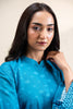 Cross Stitch Daily Wear – MIDNIGHT FROST-2 PC PRINTED KHADDAR SUIT