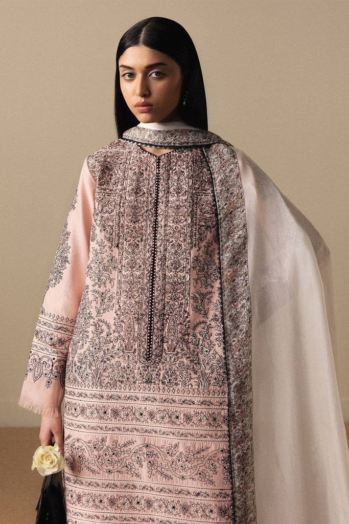 Zara Shahjahan Satori Luxury Lawn – Akahana-D11