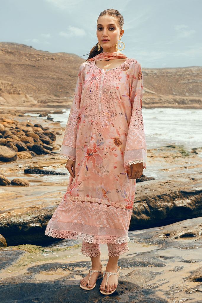 Nureh Gardenia Chikankari Lawn Collection – NSG-154