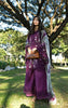 Elaf Signature Embroidered Lawn Prints – ESA-5B DARLING PLUM