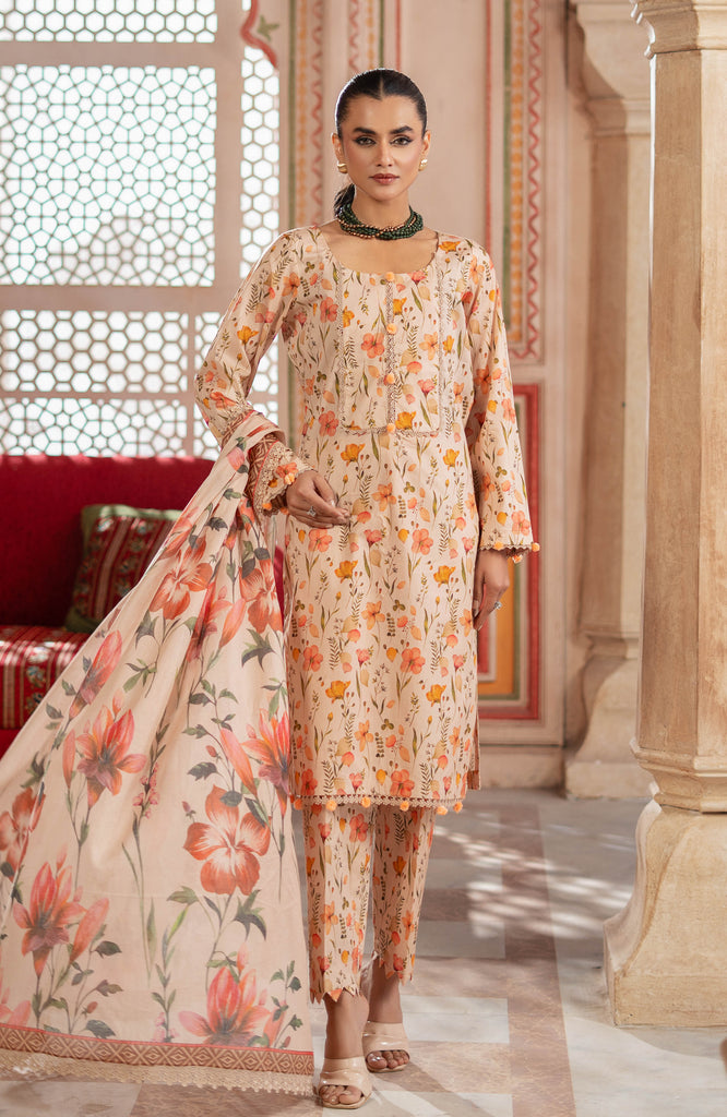 Al Zohaib Colors Identic Separates Lawn – CDI-25-05