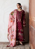 Hussain Rehar Zan Festive Luxury Lawn  – Kestane