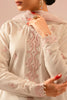 Cross Stitch Embroidered Mahiri Lawn – IVORY CREAM