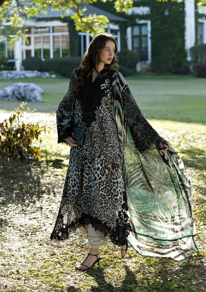 Elaf Signature Embroidered Lawn Prints – ESA-3A BELLADURNE