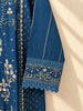 Agha Noor Embroidered Stitched RTW –  Teal Blue