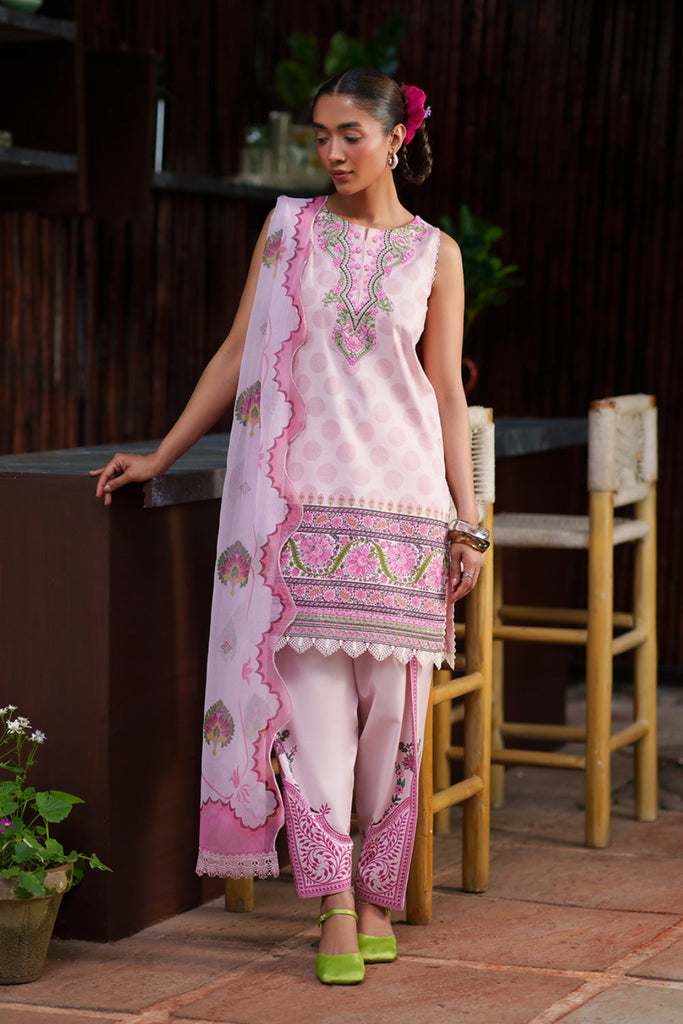 Saira Rizwan Laanem Luxury Lawn – AZURA-B-SRL26-05