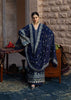 Kahf Karandi with Embroidered Chiffon – KKH-02  AZURE BLUE