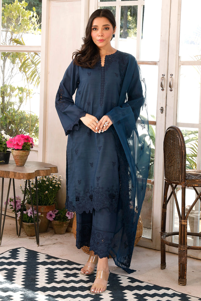 LSM Lakhnay Pret/Stitched – Raw Silk Embroidered Collection LG-IZ-0121