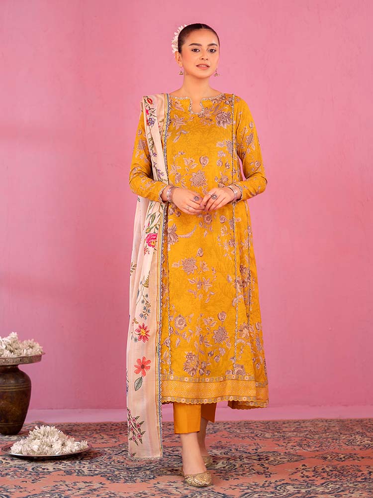 Binaas Gulab Rang Lawn  – D-9
